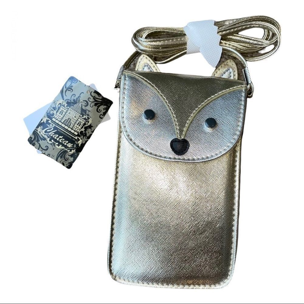 NWT Chateau Gold Fox Crossbody Bag